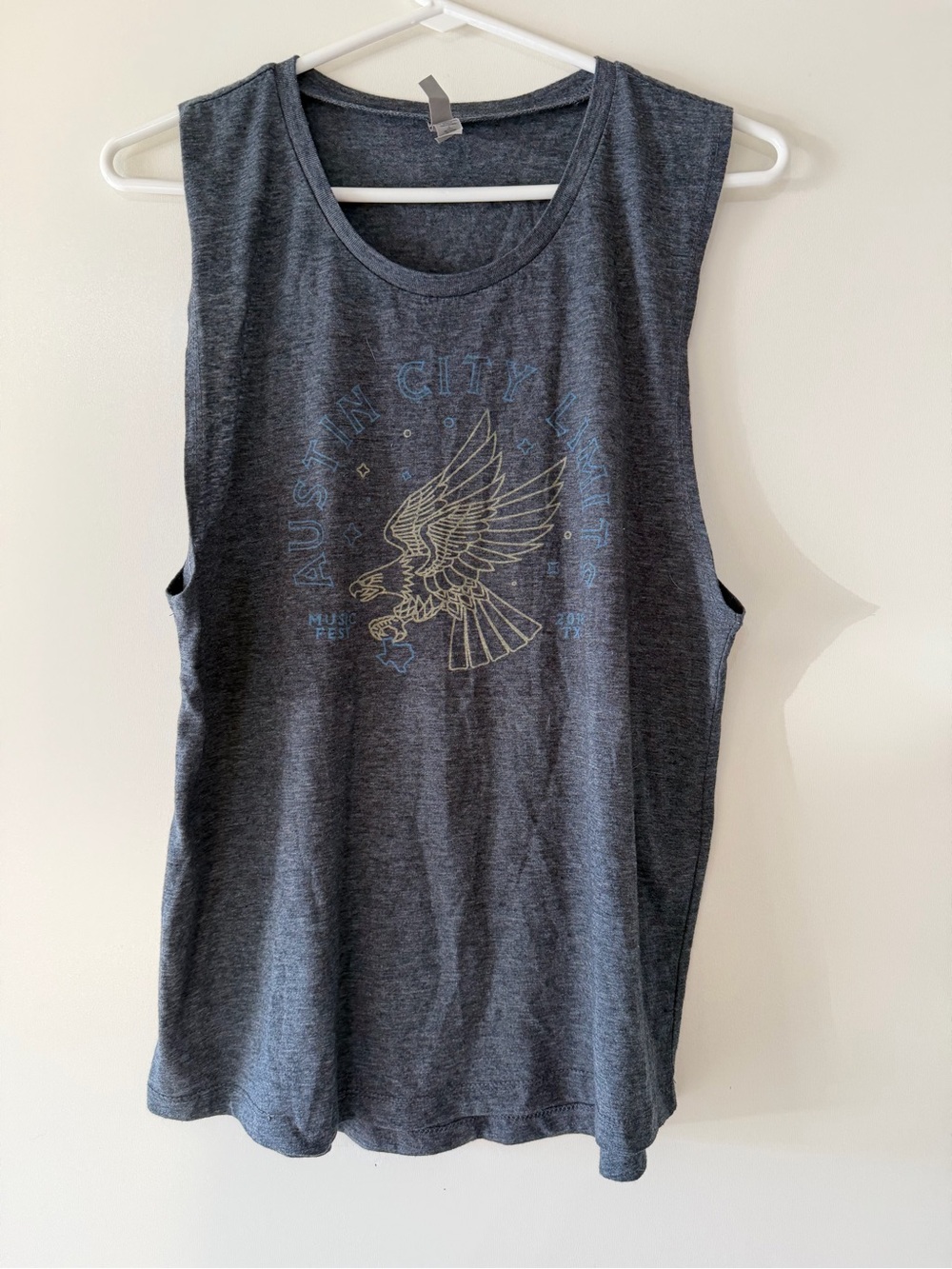 Women’s ACL 2018 music festival Charcoal Gray Graphic Tank